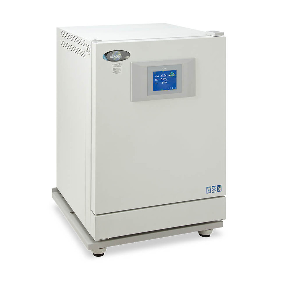Incubadora de CO2 de calor directo con ciclo de descontaminación y control de O2 160L, 115V 50HZ NU-5731