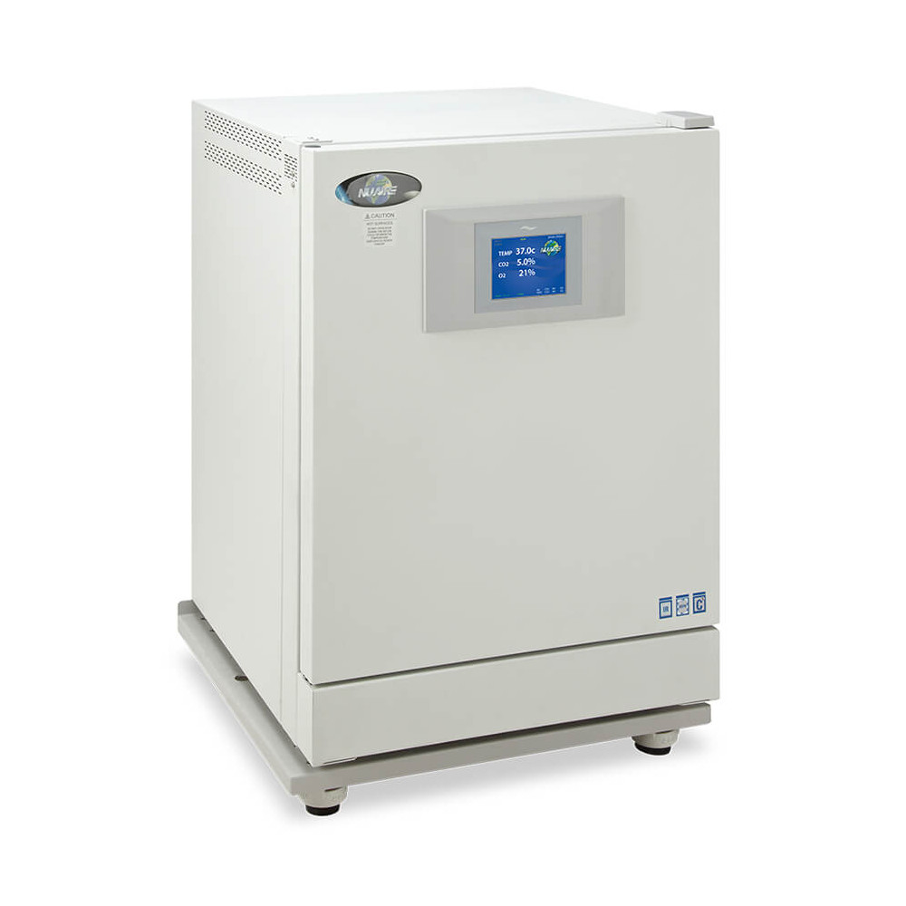 Incubadora de CO2 de calor directo con ciclo de descontaminación y control de O2 160L, 115V 50HZ NU-5731