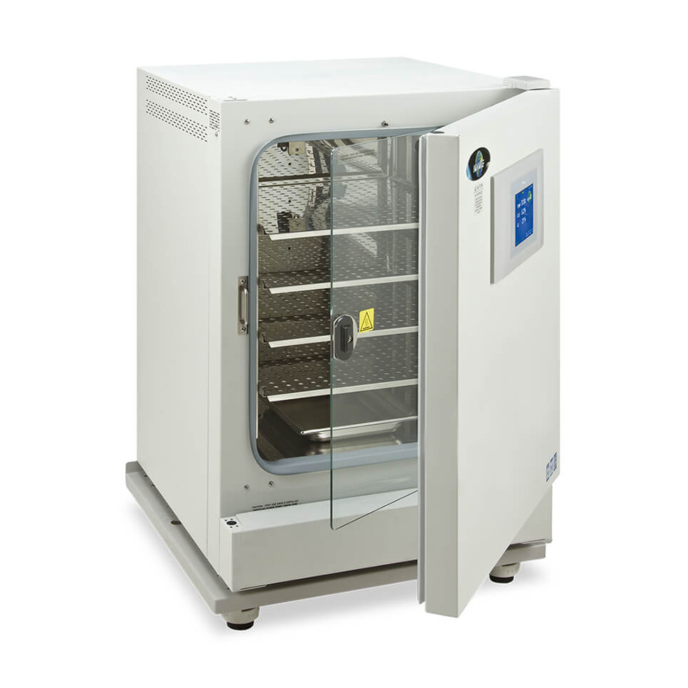 Incubadora de CO2 de calor directo con ciclo de descontaminación, control de HR y O2 160L, 115V 50HZ NU-5741